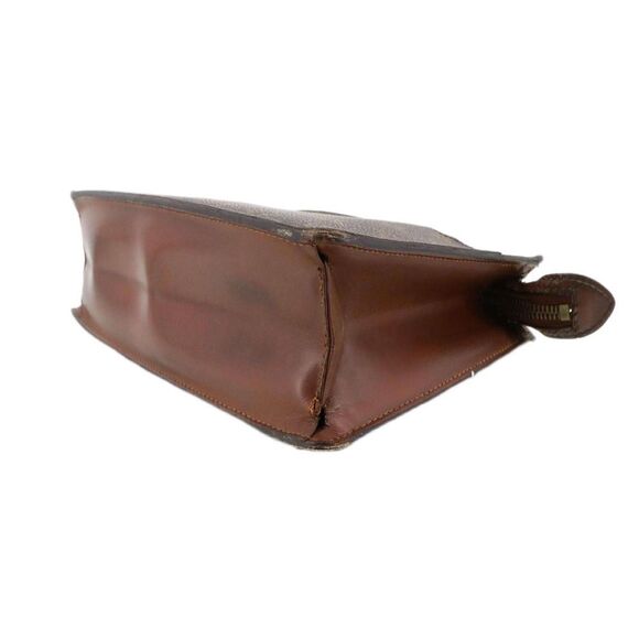 AUTHENTICATED Louis Vuitton Brown Monogram Vintage Toiletry 15 Bag UNISEX - Picture 4 of 13